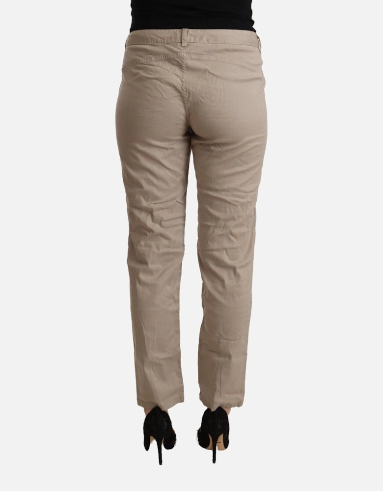 Casual Pants Relaxed Fit Women - Beige Jeans