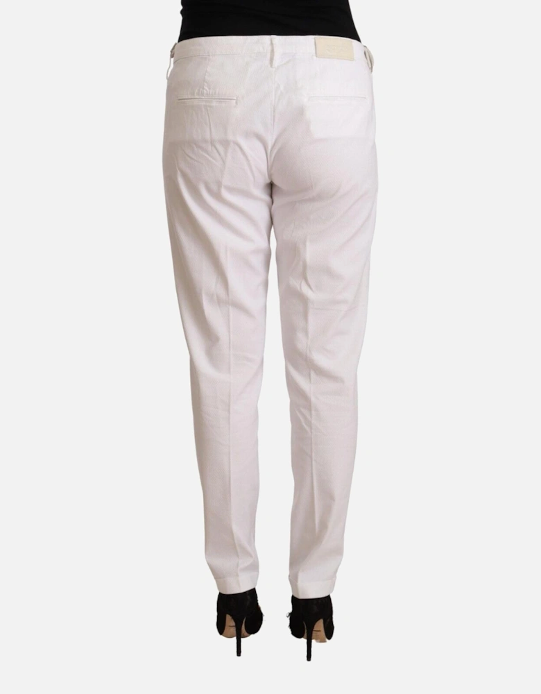 PAN72620 White Pants Women Jeans