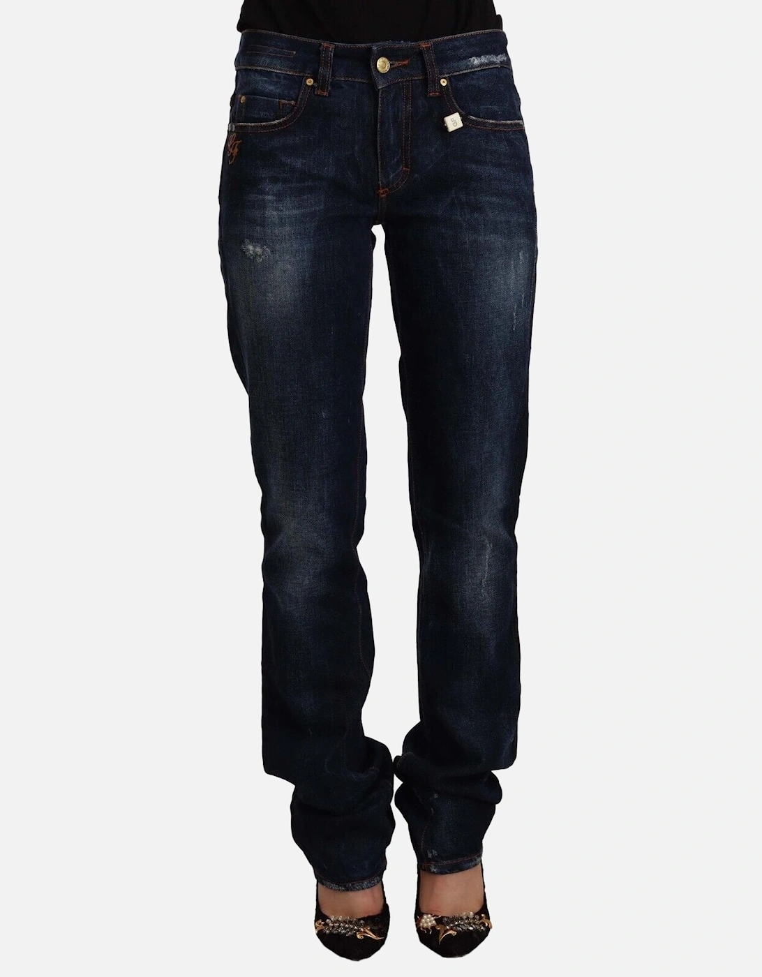 PAN72228 Straight Jeans Women - Blue Jeans, 4 of 3