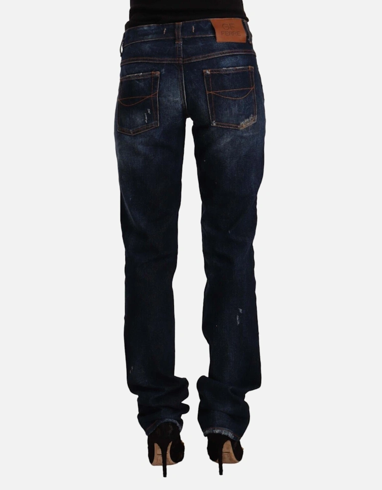 PAN72228 Straight Jeans Women - Blue Jeans