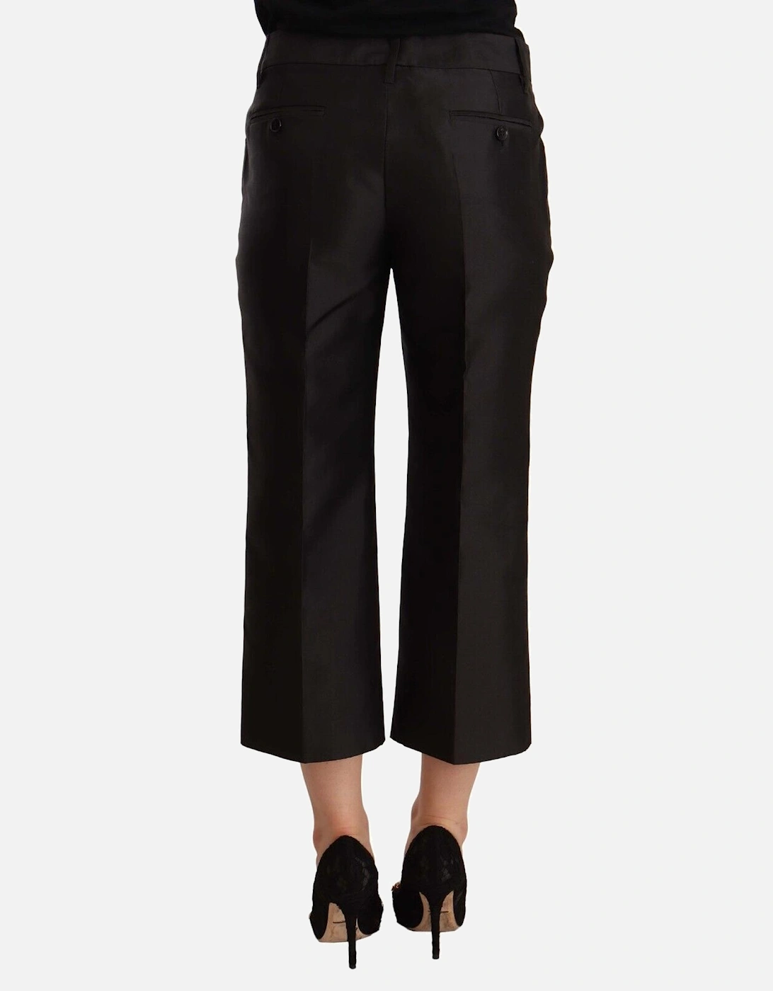 Dolce Gabbana Cropped Pants Women - Black Jeans