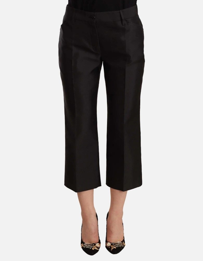 Dolce Gabbana Cropped Pants Women - Black Jeans