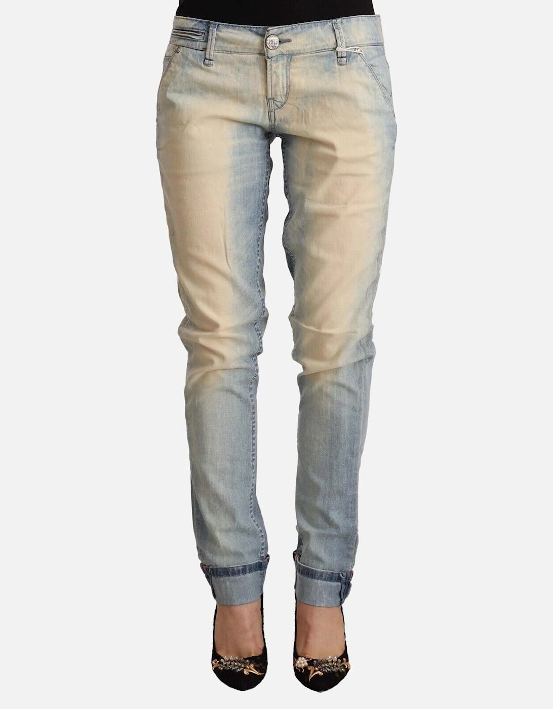 Boyfriend Jeans PAN71812 Light Wash Women - Light Blue Jeans, 4 of 3