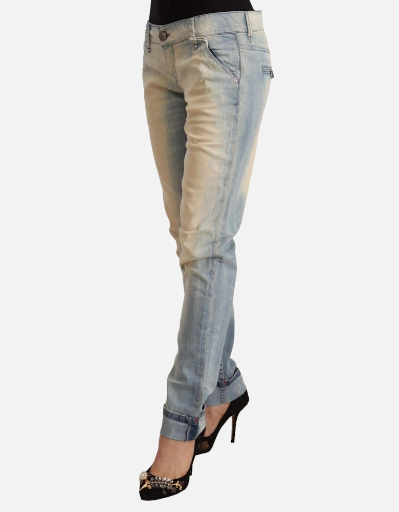 Boyfriend Jeans PAN71812 Light Wash Women - Light Blue Jeans