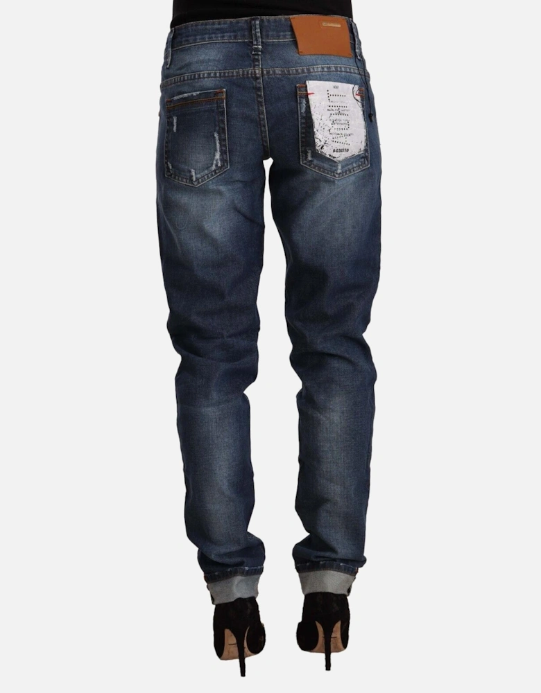 Boyfriend Jeans Relaxed Fit PAN71236 Women - Blue Jeans