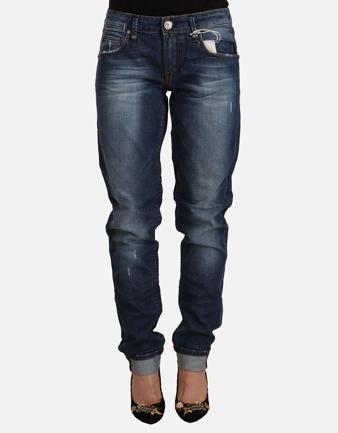 Boyfriend Jeans Relaxed Fit PAN71236 Women - Blue Jeans, 4 of 3