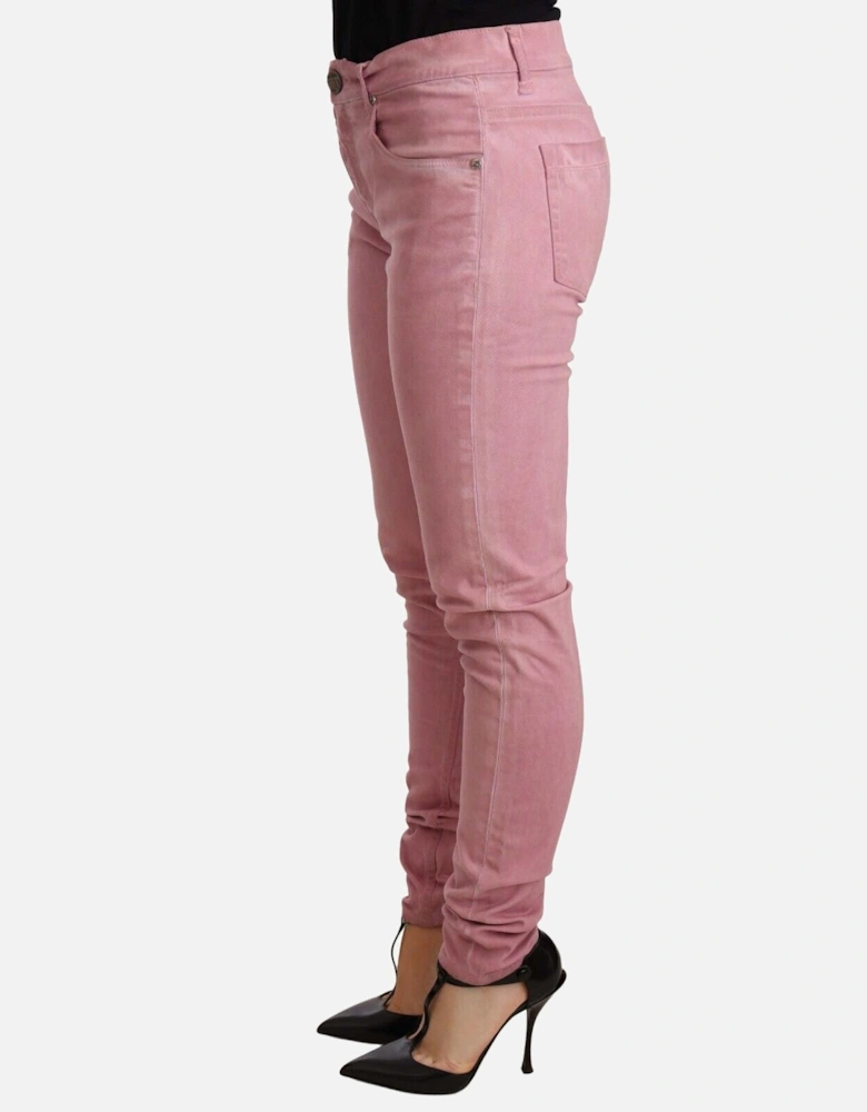 Skinny Jeans Pink Women Jeans