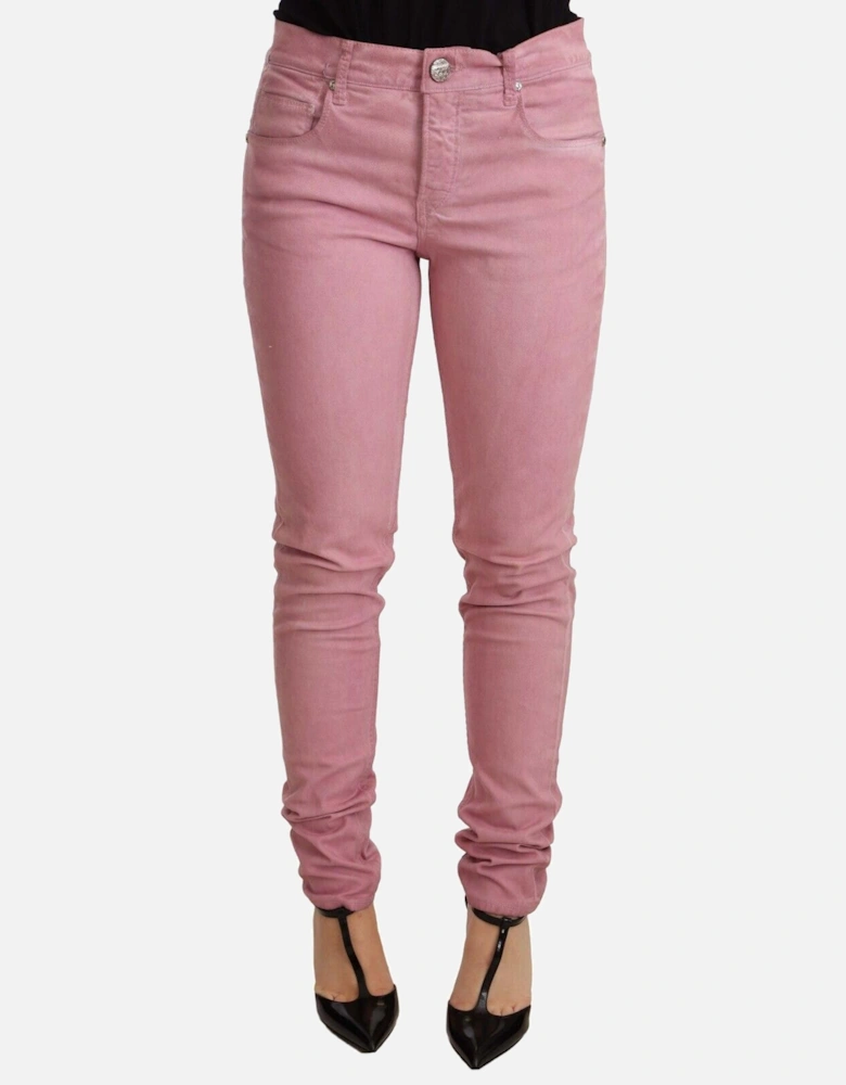 Skinny Jeans Pink Women Jeans