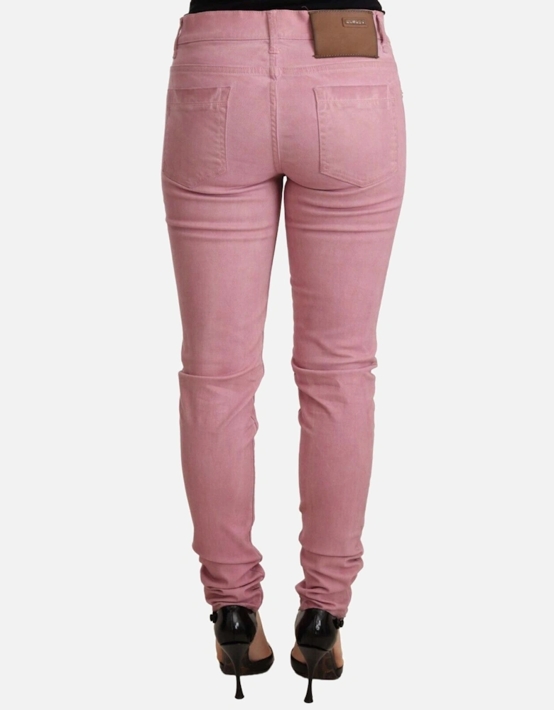 Skinny Jeans Pink Women Jeans