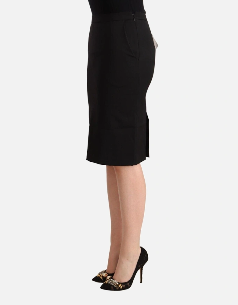 Pencil Skirt Classic Style Women - Black