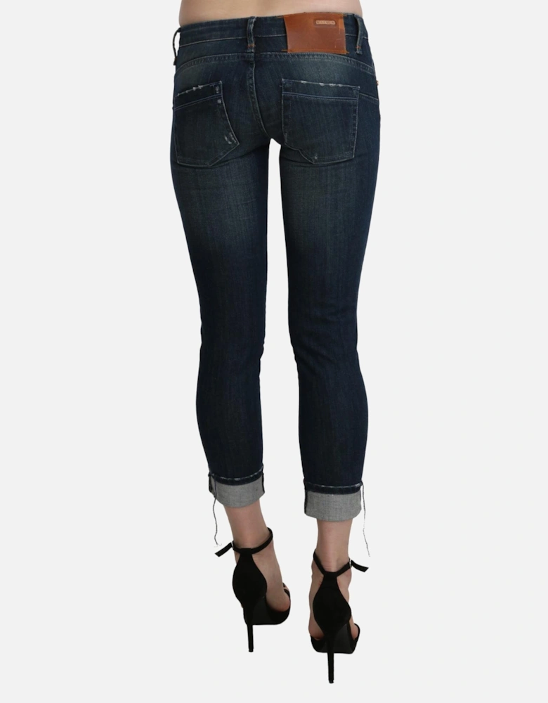 Cropped Jeans PAN71221 Women - Blue Jeans