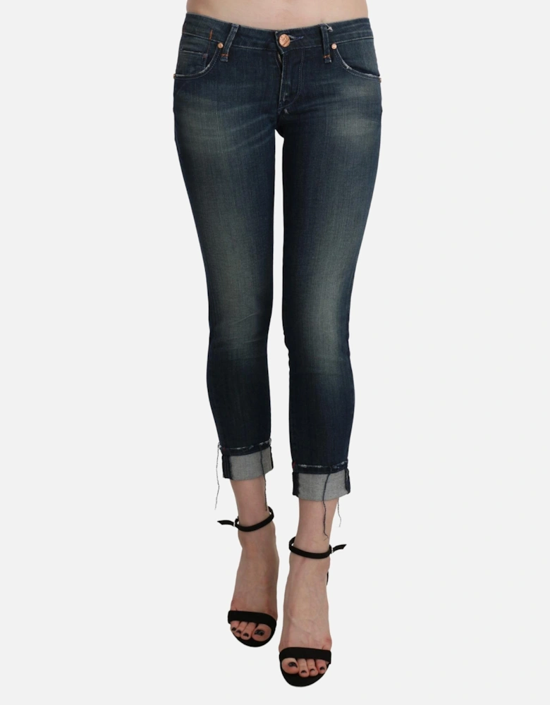 Cropped Jeans PAN71221 Women - Blue Jeans