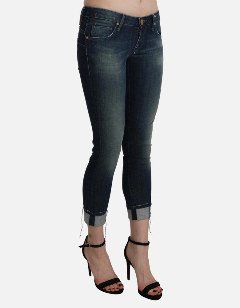 Cropped Jeans PAN71221 Women - Blue Jeans