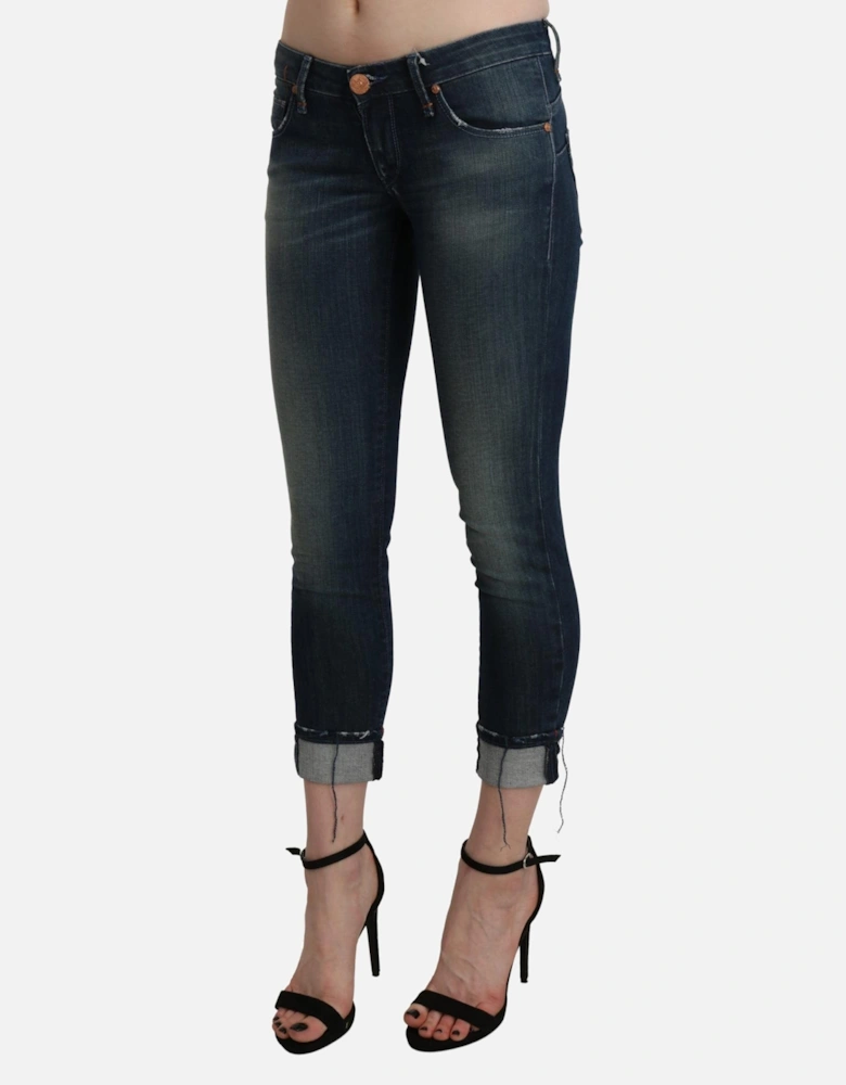 Cropped Jeans PAN71221 Women - Blue Jeans