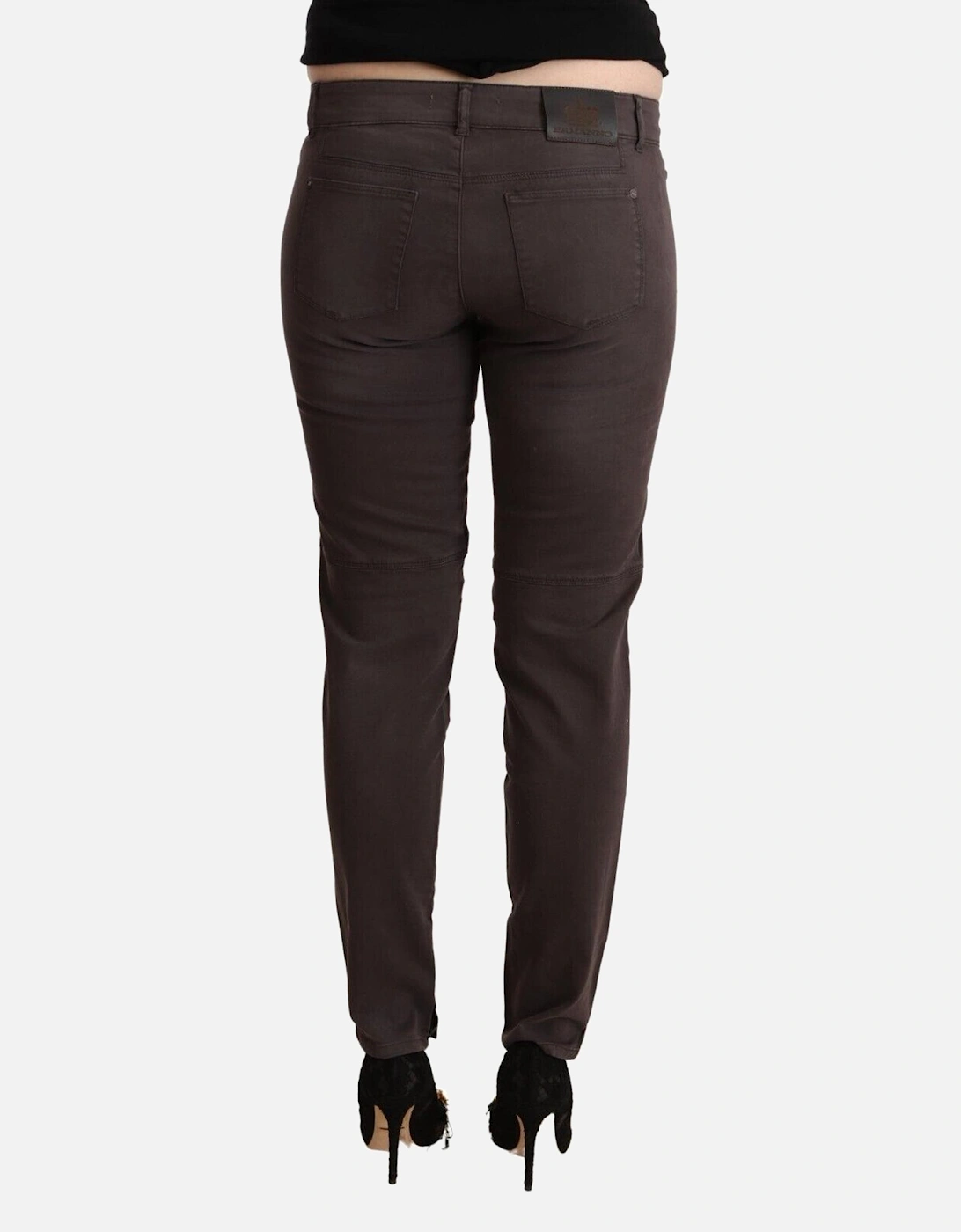 Pants Slim Fit Women - Brown Jeans