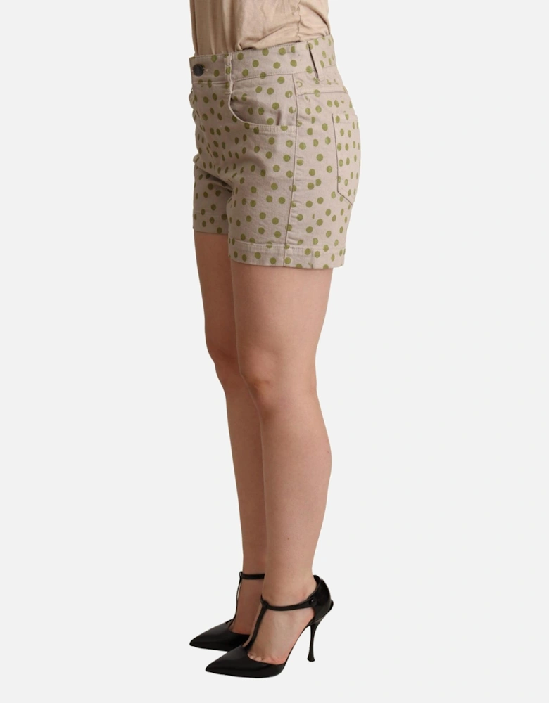 Dolce Gabbana Shorts Polka Dot Design Women - Beige