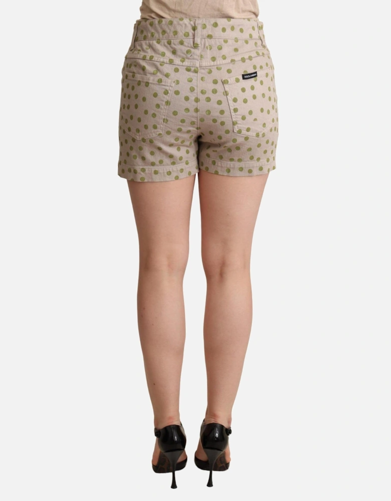 Dolce Gabbana Shorts Polka Dot Design Women - Beige