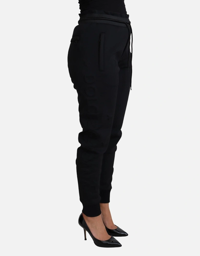 Dolce Gabbana Sweatpants Casual Style Women - Black Jeans