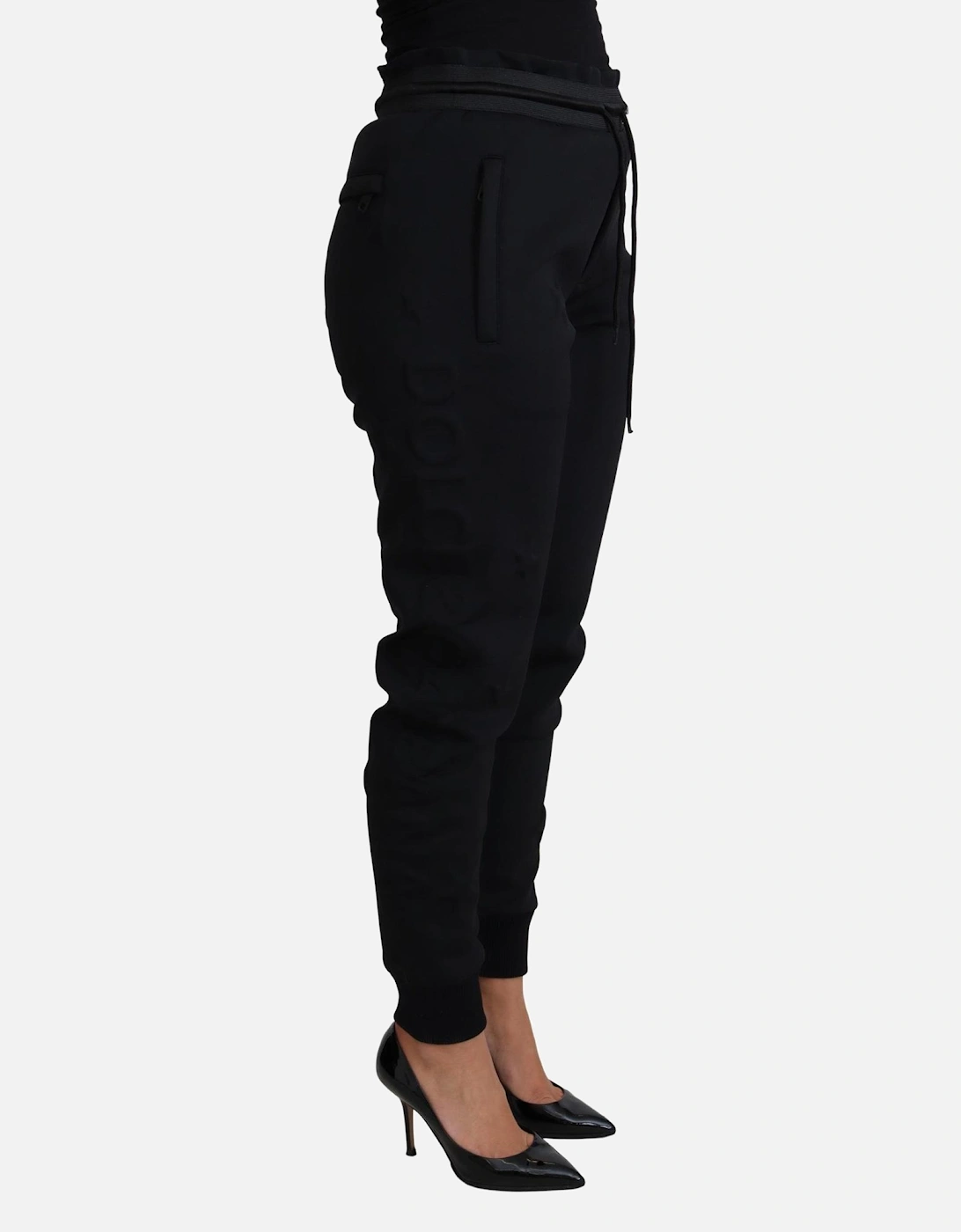 Dolce Gabbana Sweatpants Casual Style Women - Black Jeans