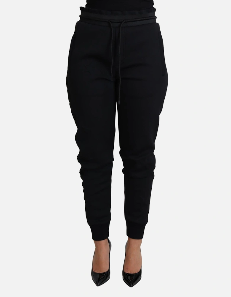 Dolce Gabbana Sweatpants Casual Style Women - Black Jeans