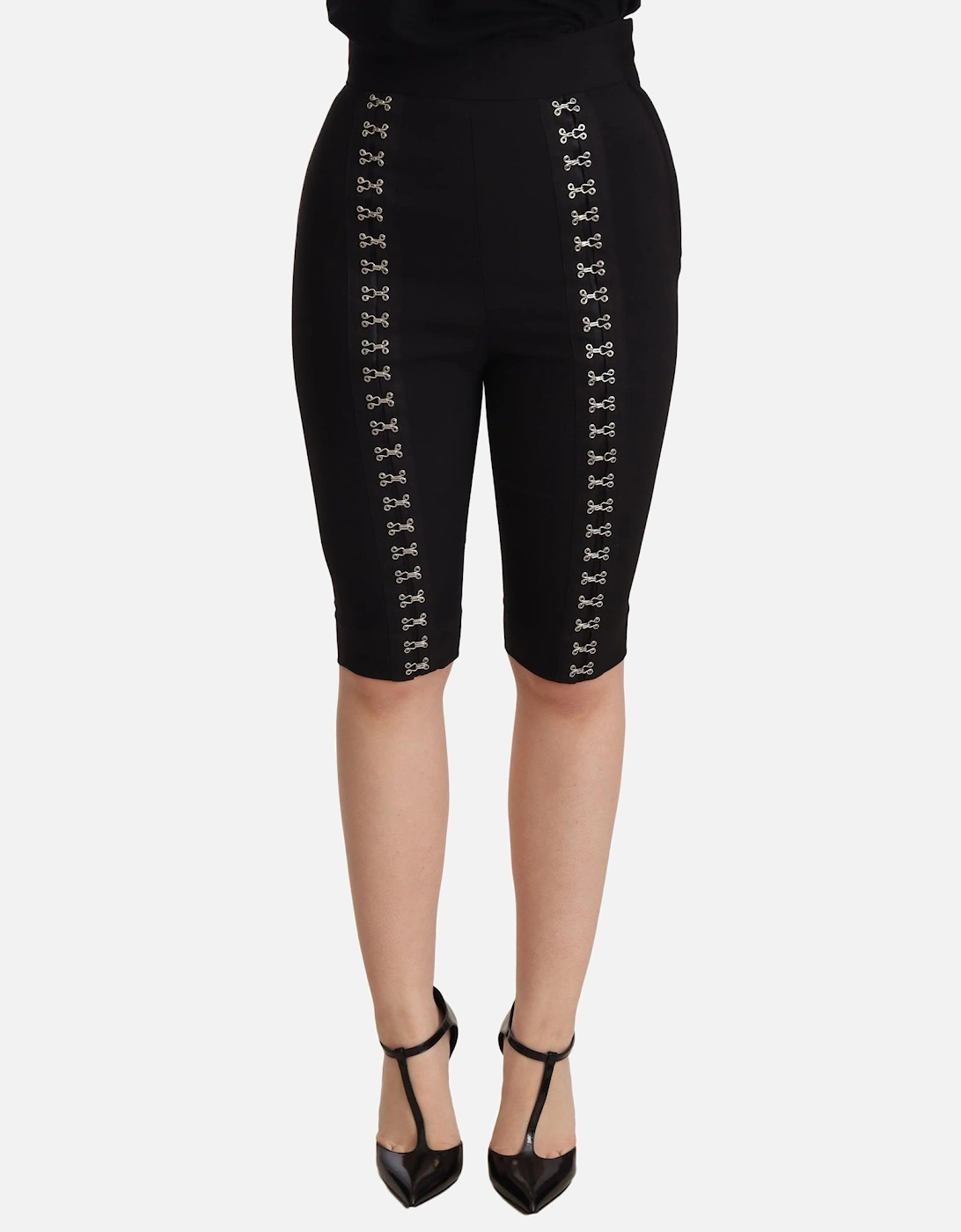 Dolce Gabbana Shorts HighWaisted Style Women - Black Jeans, 4 of 3