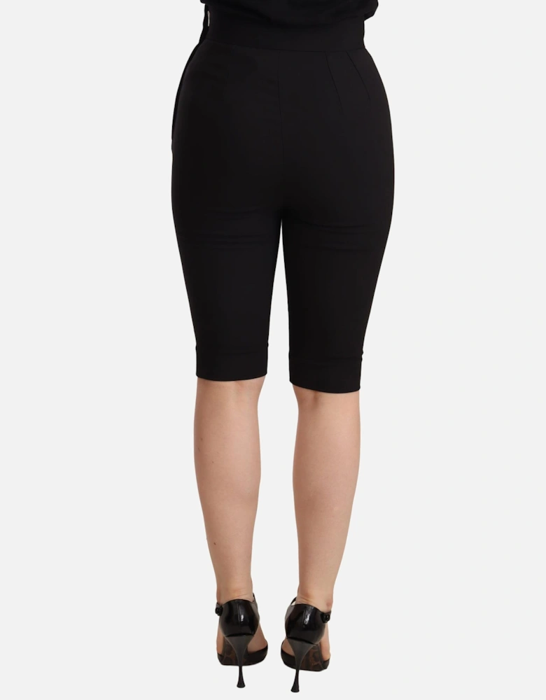 Dolce Gabbana Shorts HighWaisted Style Women - Black Jeans
