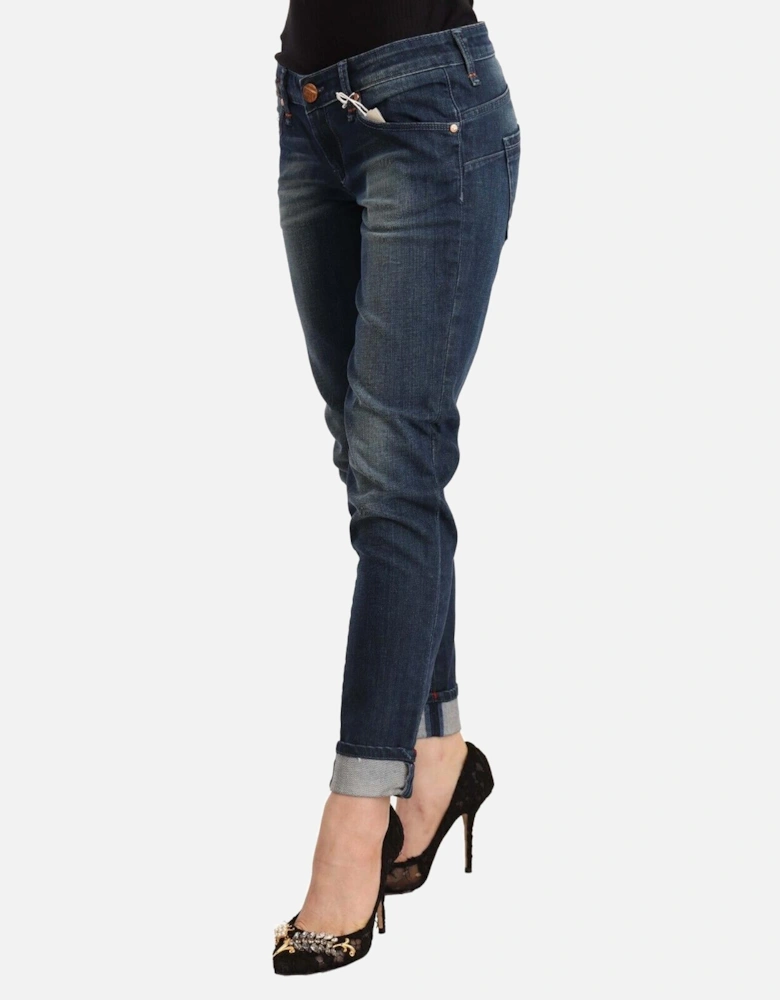 Boyfriend Jeans Relaxed Fit Women - Blue Jeans