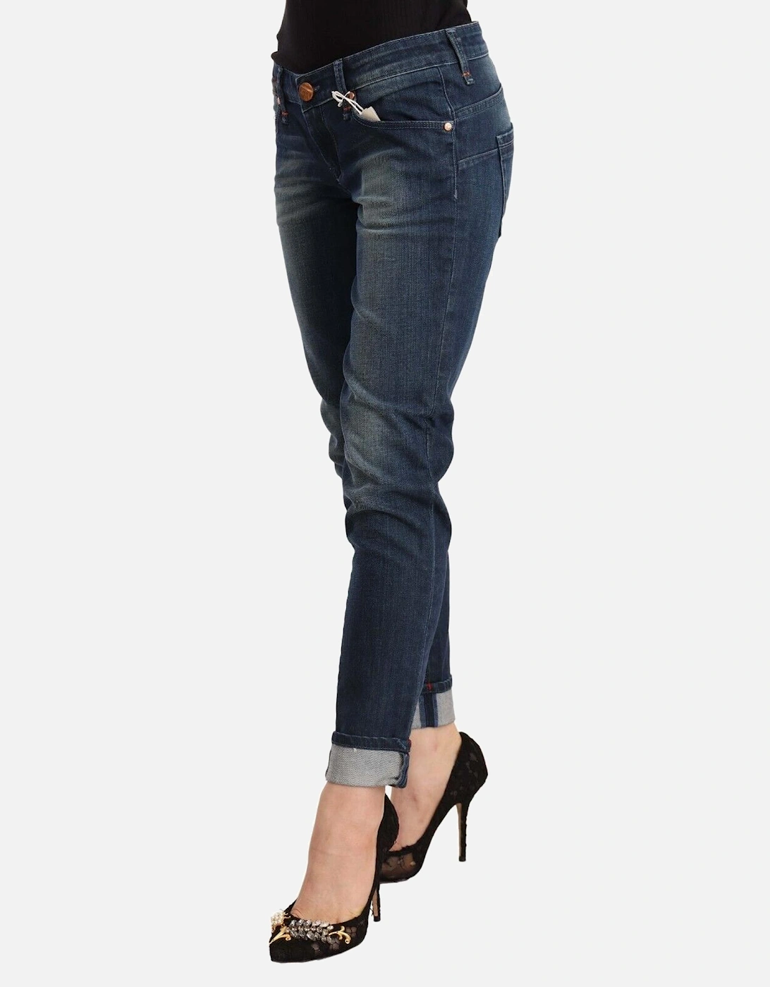Boyfriend Jeans Relaxed Fit Women - Blue Jeans