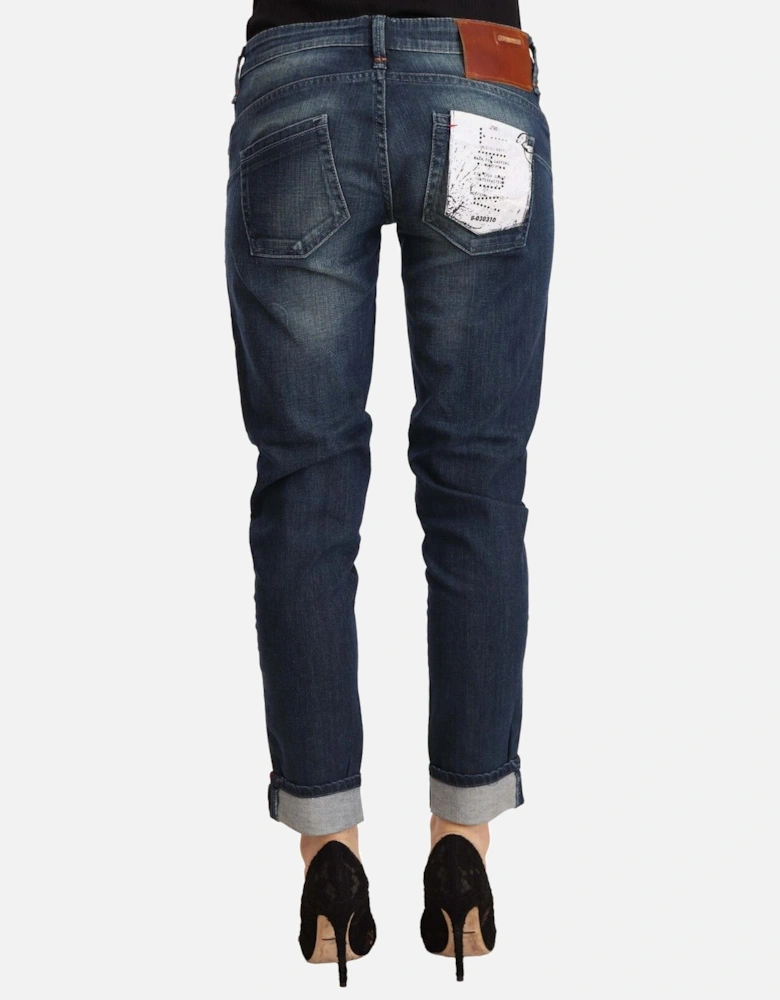 Boyfriend Jeans Relaxed Fit Women - Blue Jeans