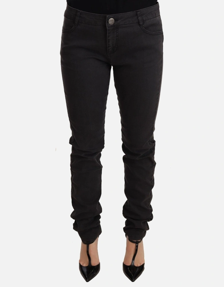 Slimfit Ankle Jeans Women - Black Jeans