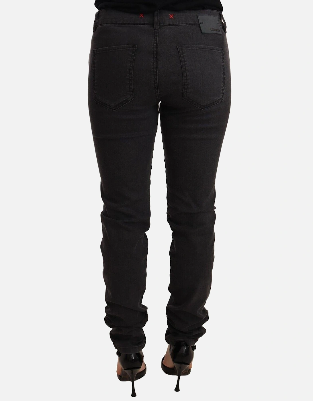 Slimfit Ankle Jeans Women - Black Jeans