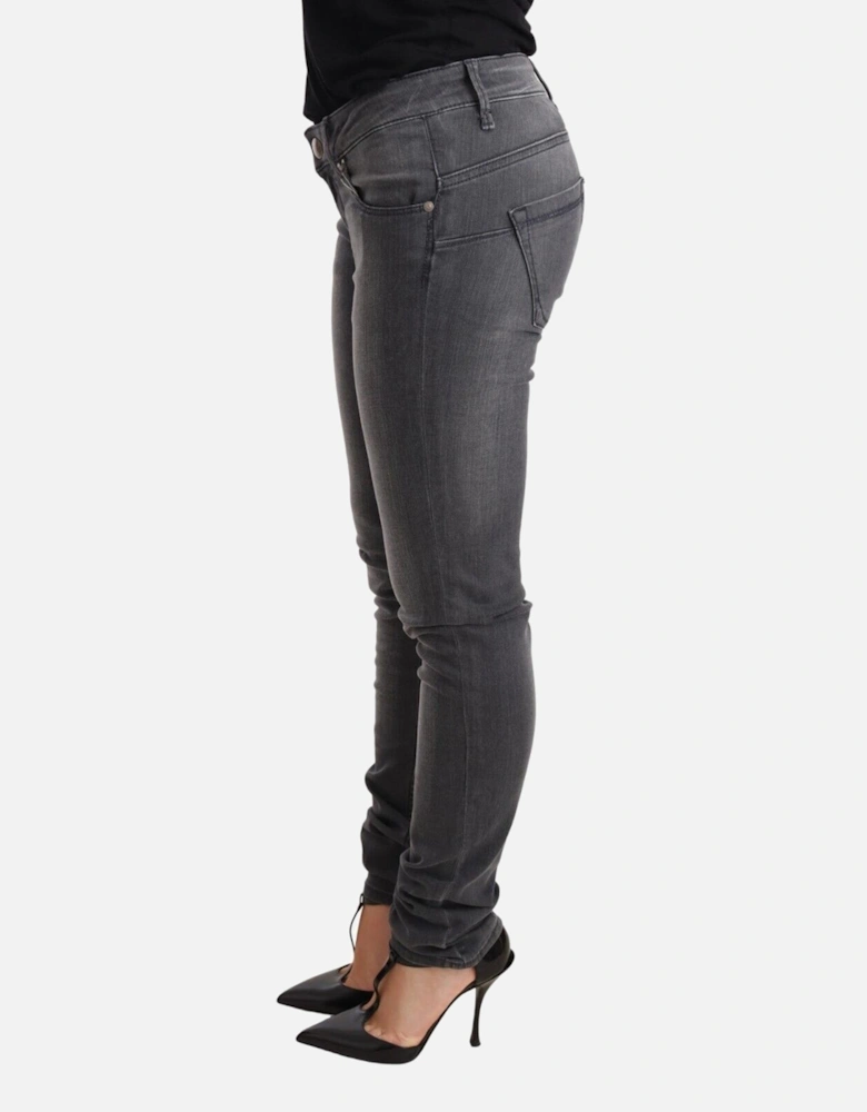 Skinny Jeans Dark Grey Women - Gray Jeans