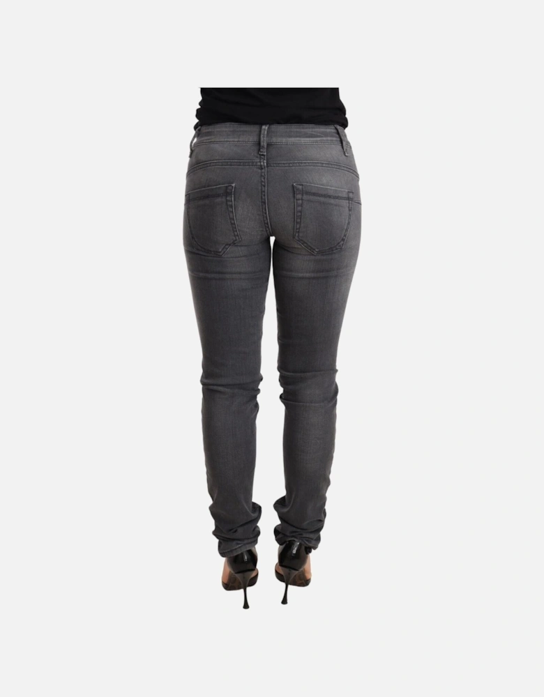 Skinny Jeans Dark Grey Women - Gray Jeans