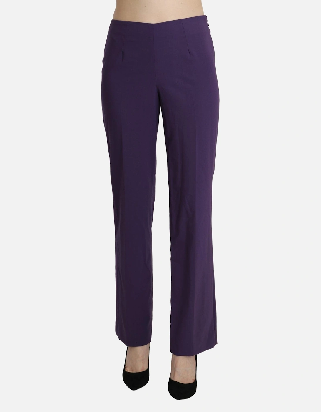 Purple Straight Leg Pants Women - Violet Jeans, 5 of 4