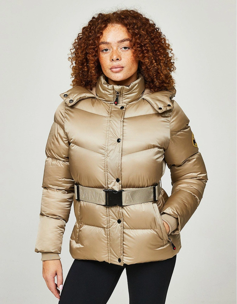 Okawa Padded Jacket - Beige