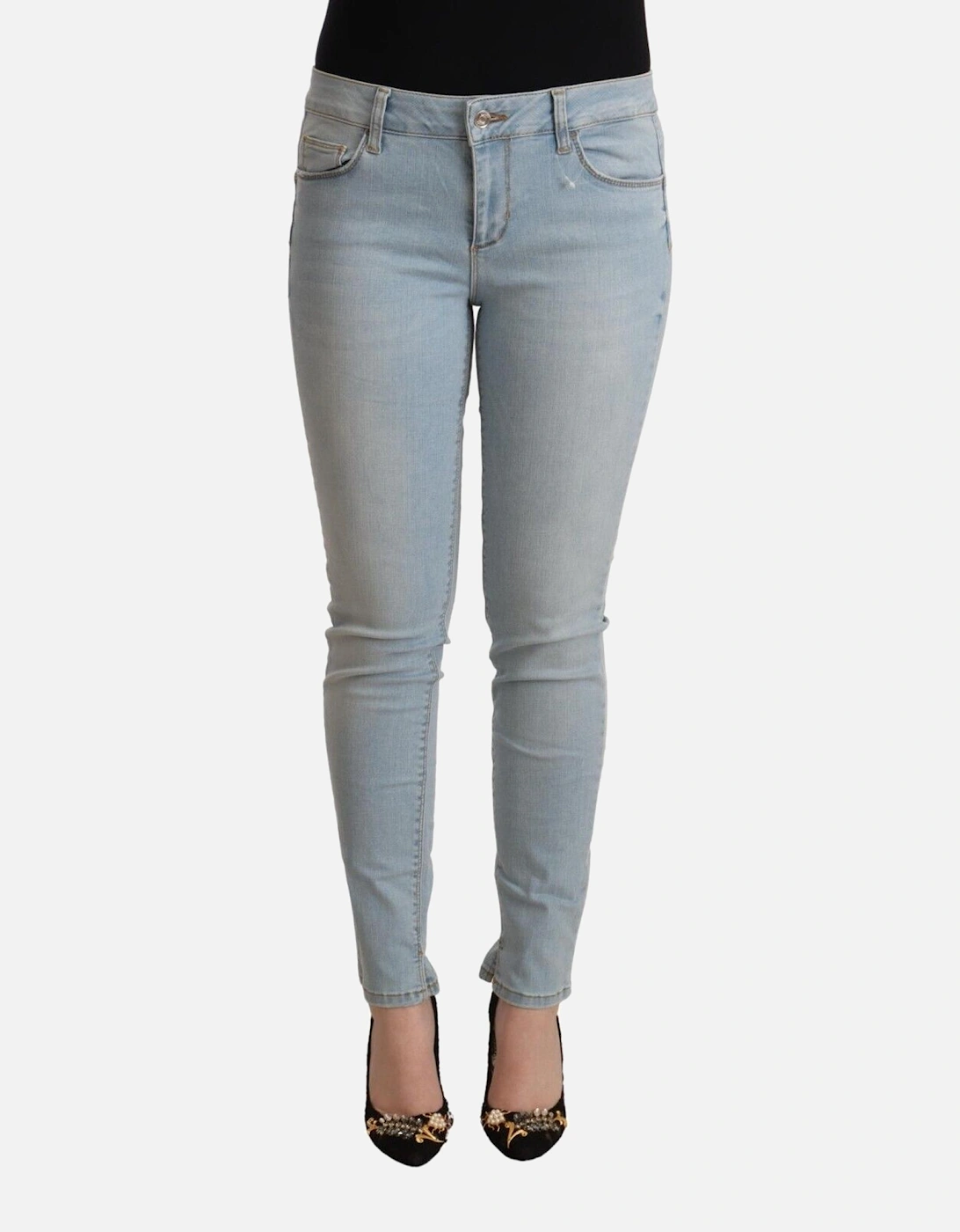 Skinny Jeans Light Wash Women - Light Blue Jeans, 4 of 3