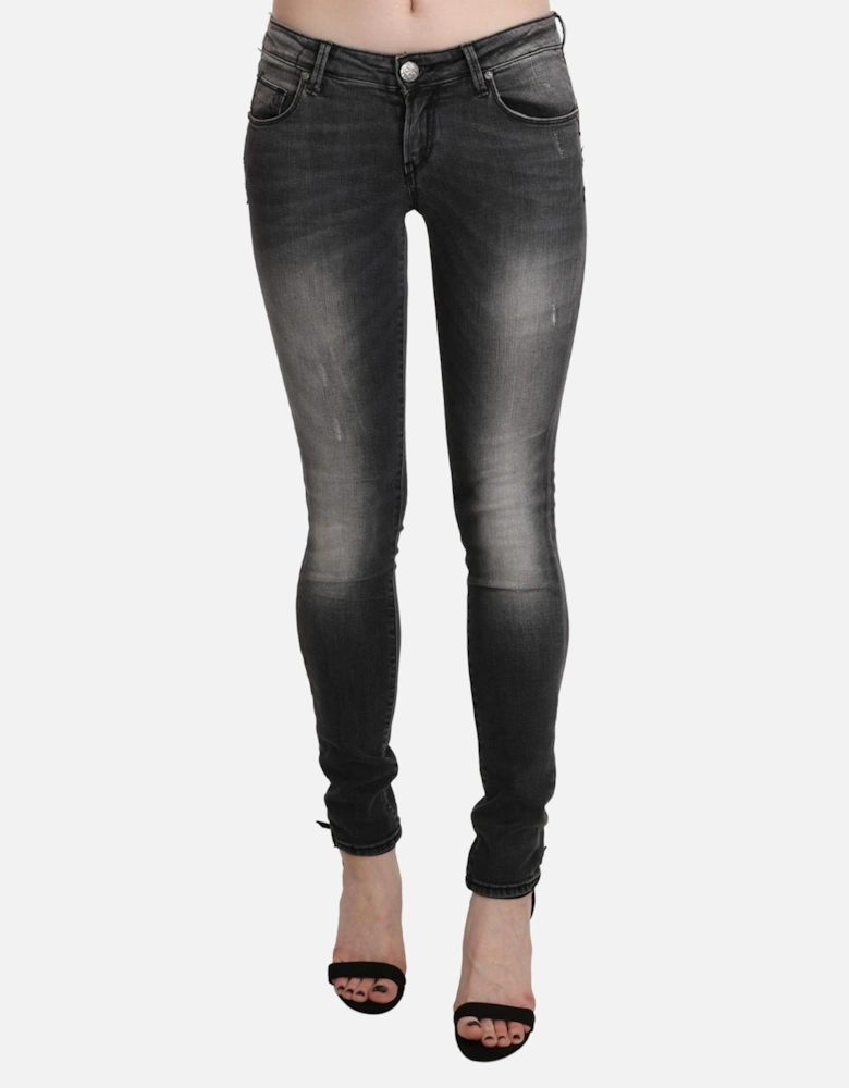Skinny Jeans Grey Women - Black Jeans