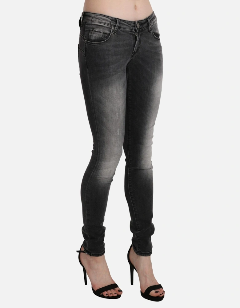 Skinny Jeans Grey Women - Black Jeans