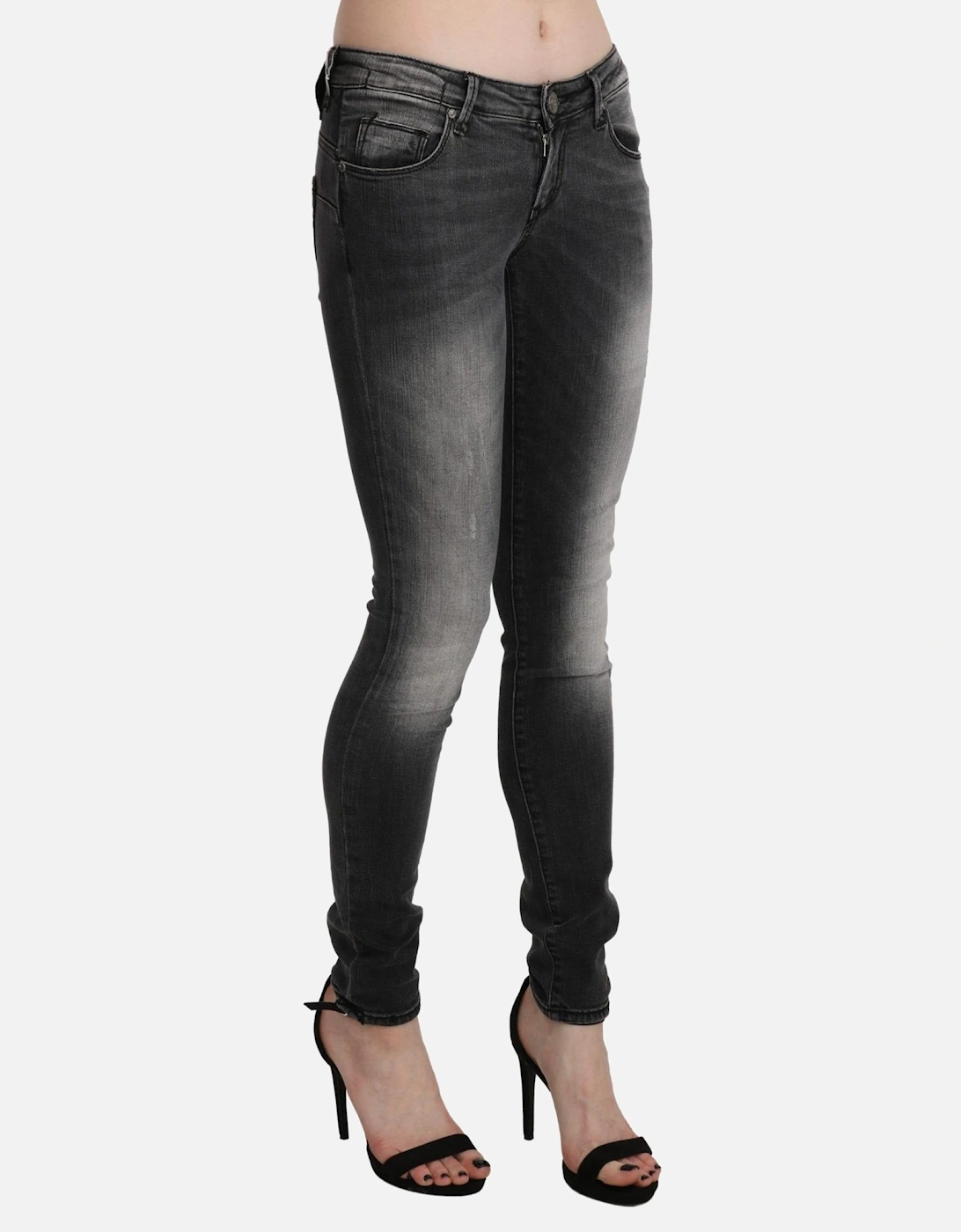 Skinny Jeans Grey Women - Black Jeans
