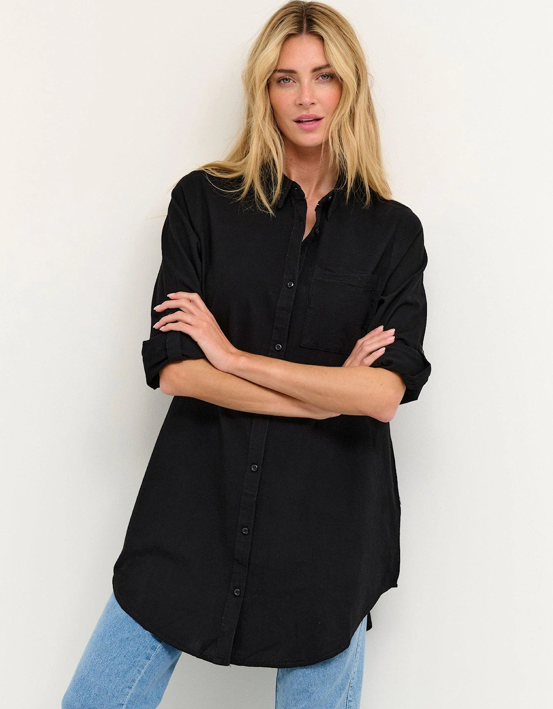 Naya Tunic Shirt - Black, 2 of 1