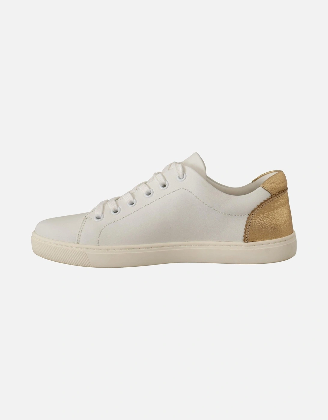 Dolce Gabbana Leather Sneakers Women - White