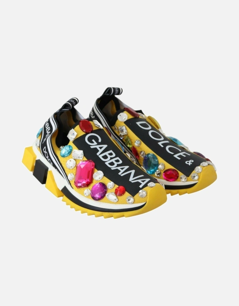 Portofino SlipOn Sneakers Crystal Detail Women - Yellow