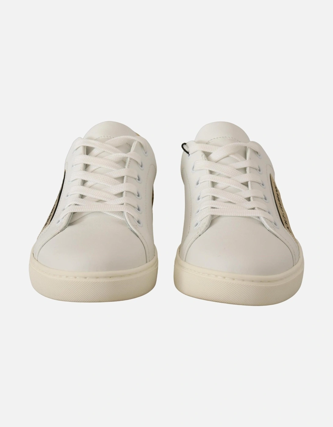 Dolce Gabbana Leather Sneakers Women - White