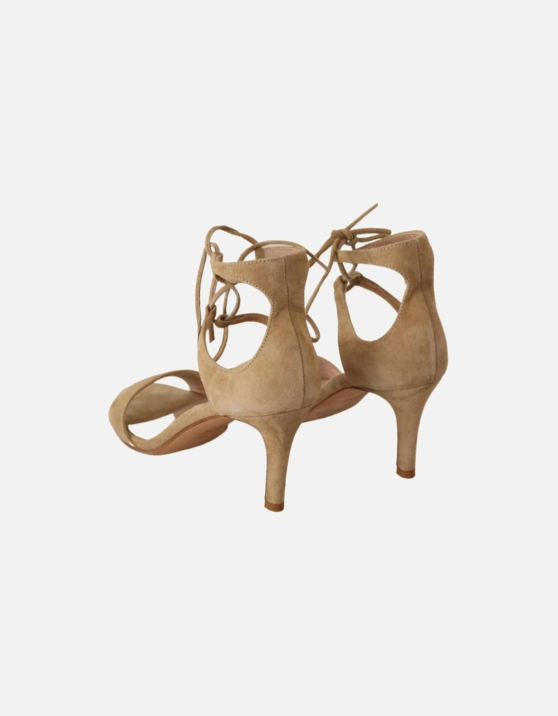 Suede Heels LA9376 Women - Beige Pumps