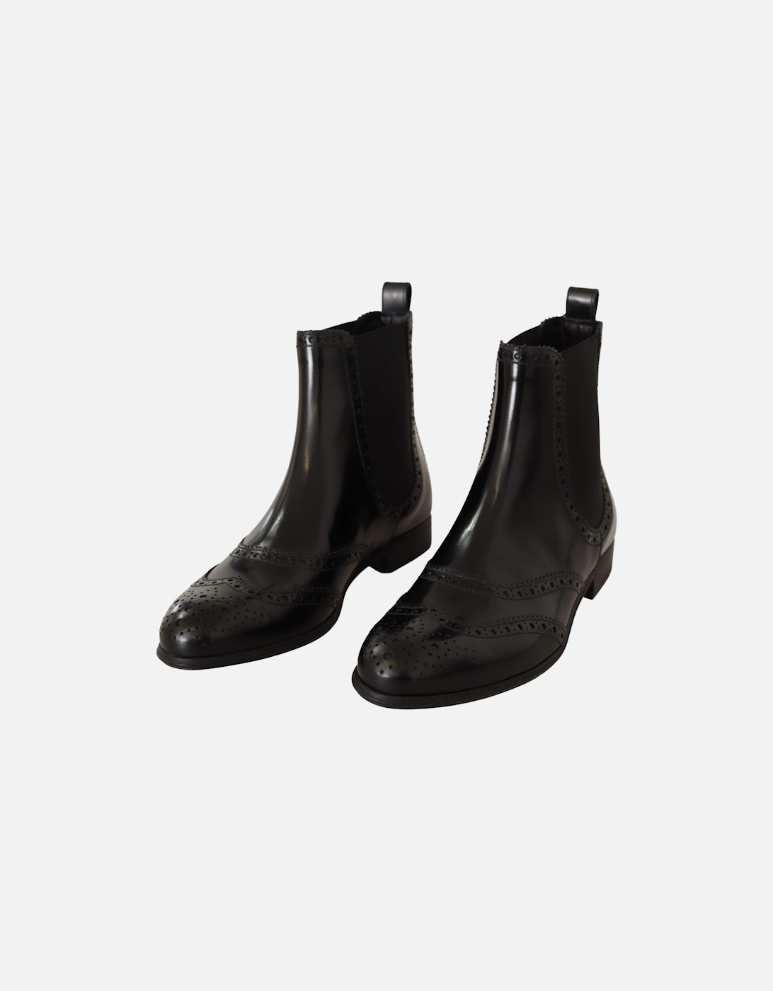 Chelsea Boots Brogue Style Women - Black