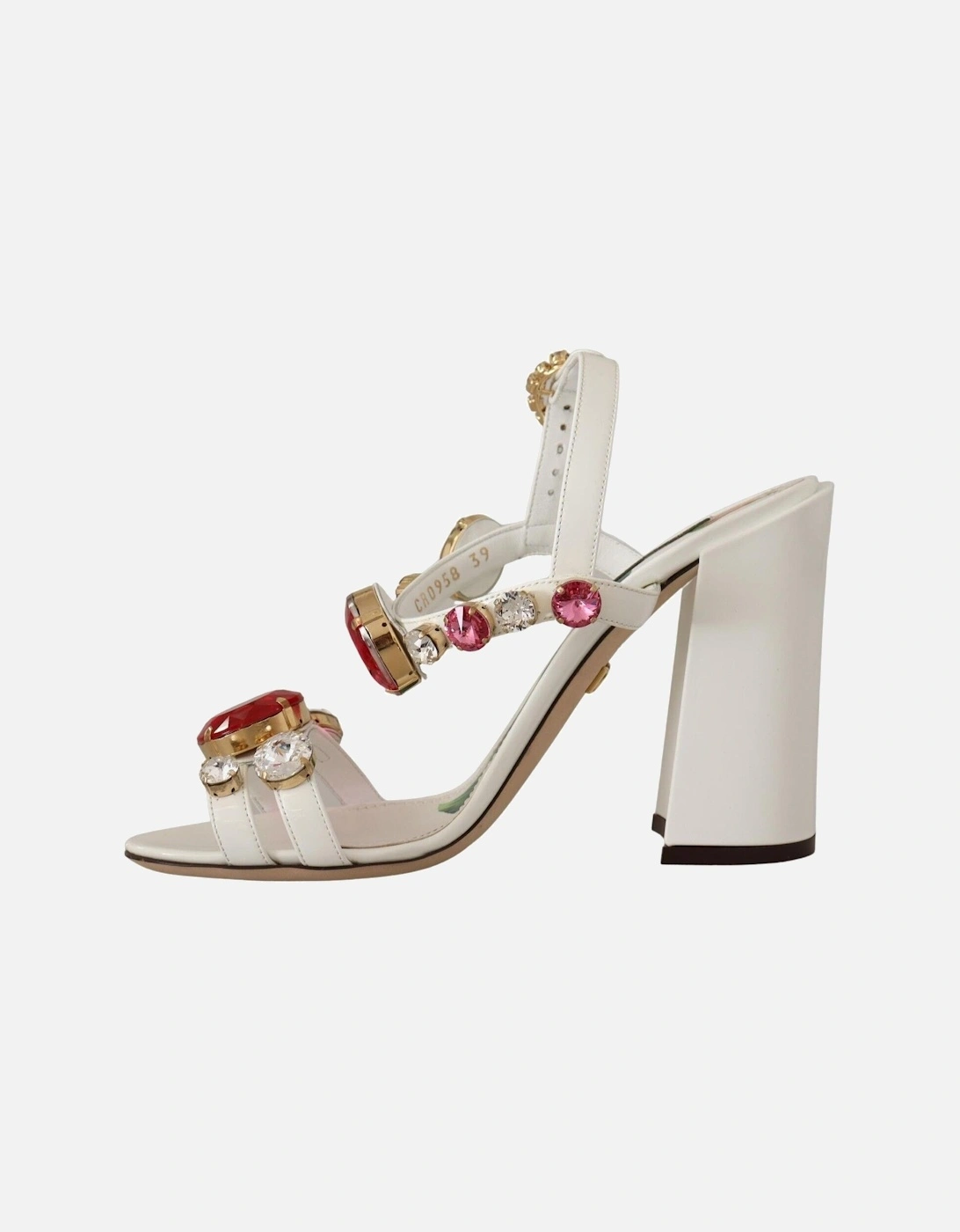 Embellished Heeled Sandals Women - White