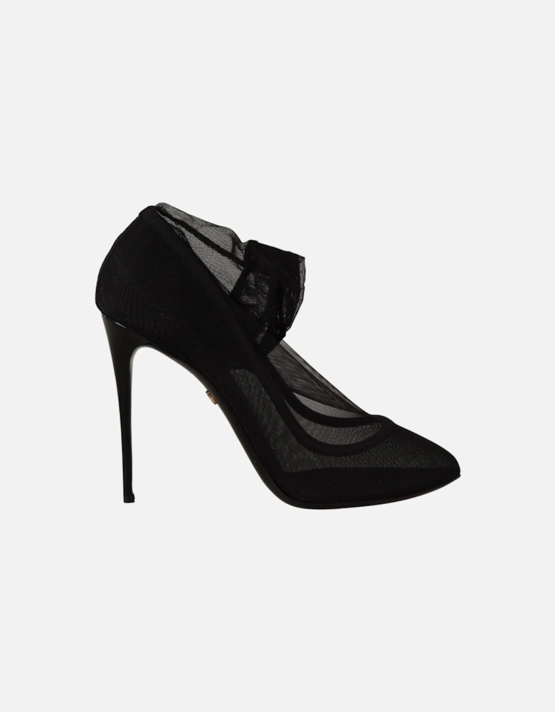 Mesh Pumps LA9800 Stilettos Women - Black