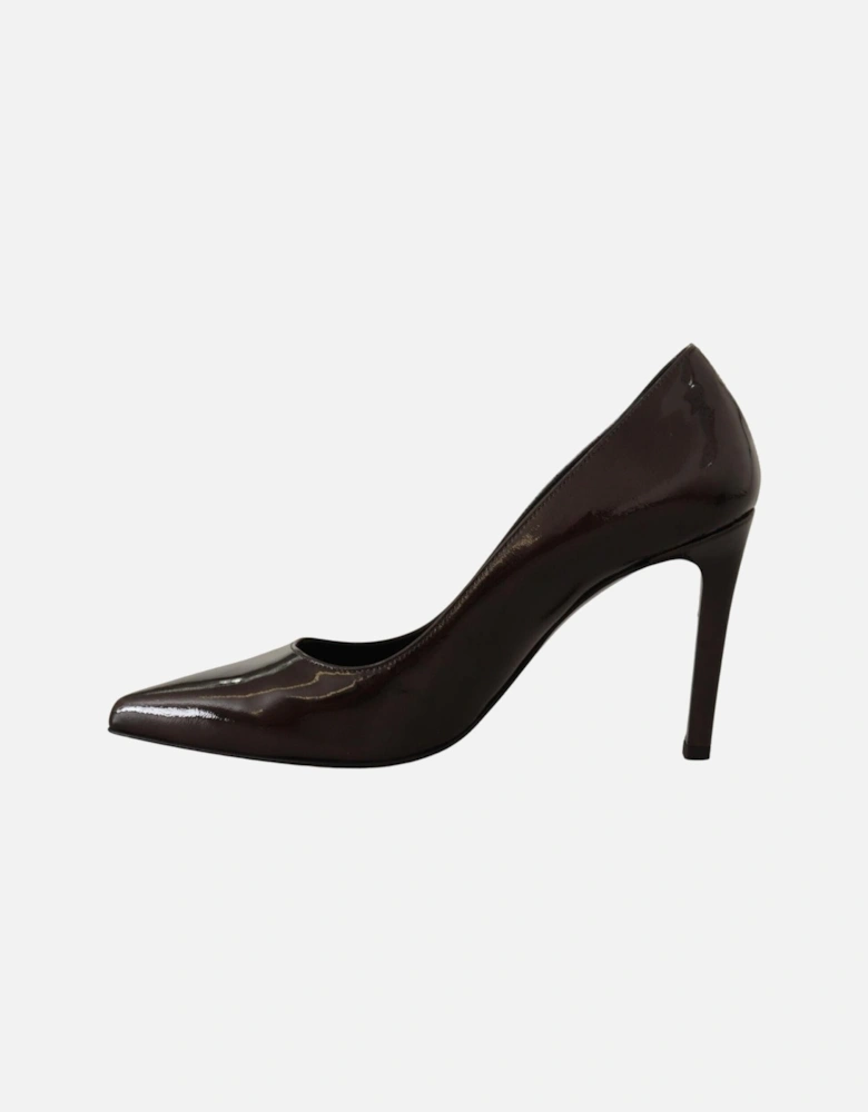 ofia Pump Heel Patent Leather Women - Brown