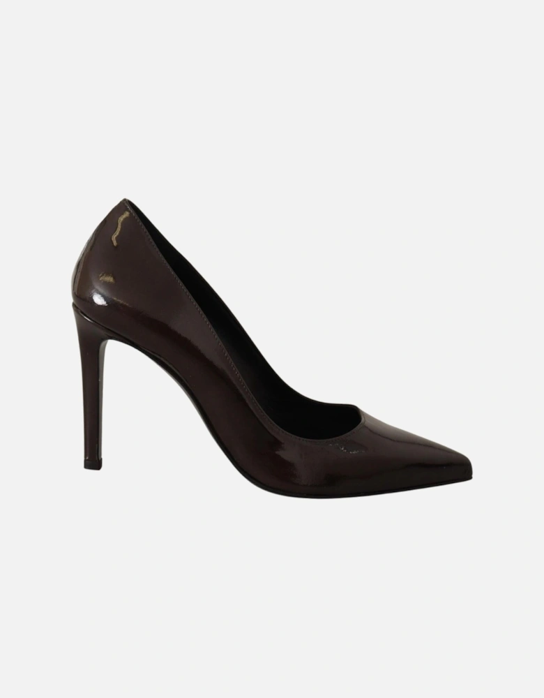 ofia Pump Heel Patent Leather Women - Brown