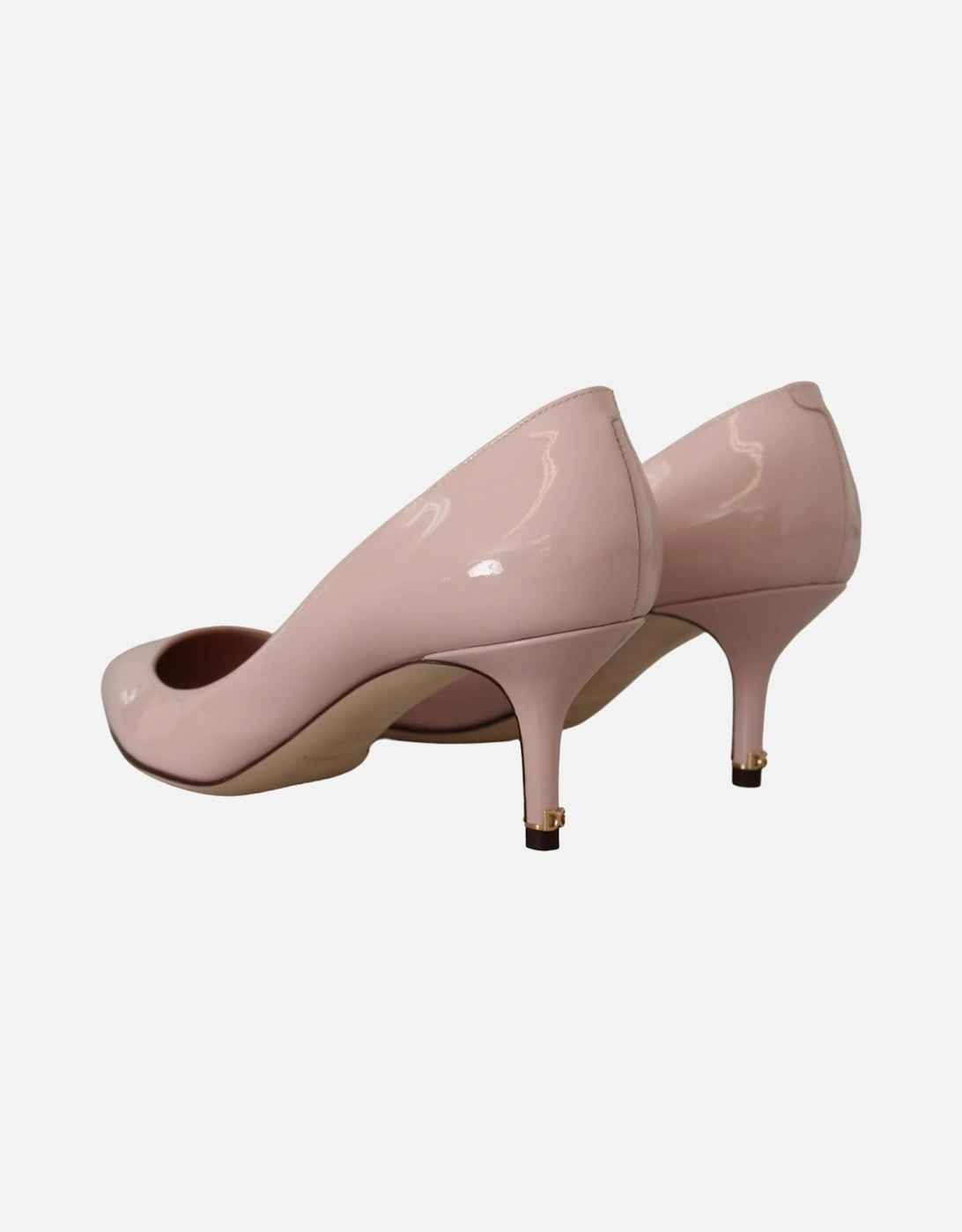 Patent Leather Pumps Kitten Heel Style Women - Pink